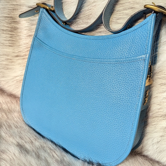Coach Emery 1941 Crossbody Pacific Blue Large Size - Picture 3 of 16